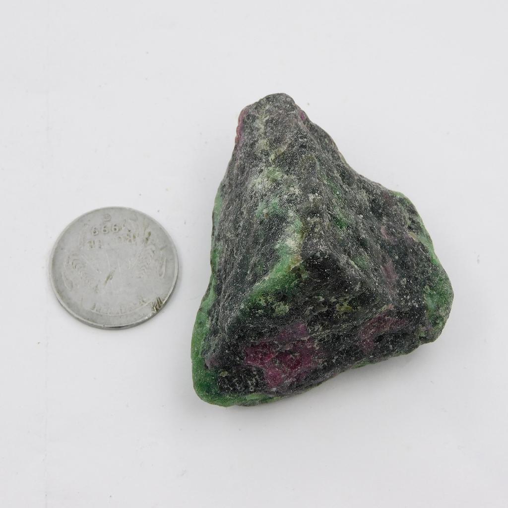 124.7 Ct CERTIFIED Natural ruby zoisite Rough Earth Mined Red Green Gemstone