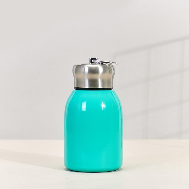 1 шт. 300 мл Мини-термокружка из нержавеющей стали для путешествий - Сохраняет напитки горячими или холодными в течение нескольких часов - Идеально подходит для кемпинга и путешествий.