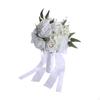 Bridal Bouquet Artificial Rose Flowers Centerpieces Ornament Tossing Bridesmaid Flower for