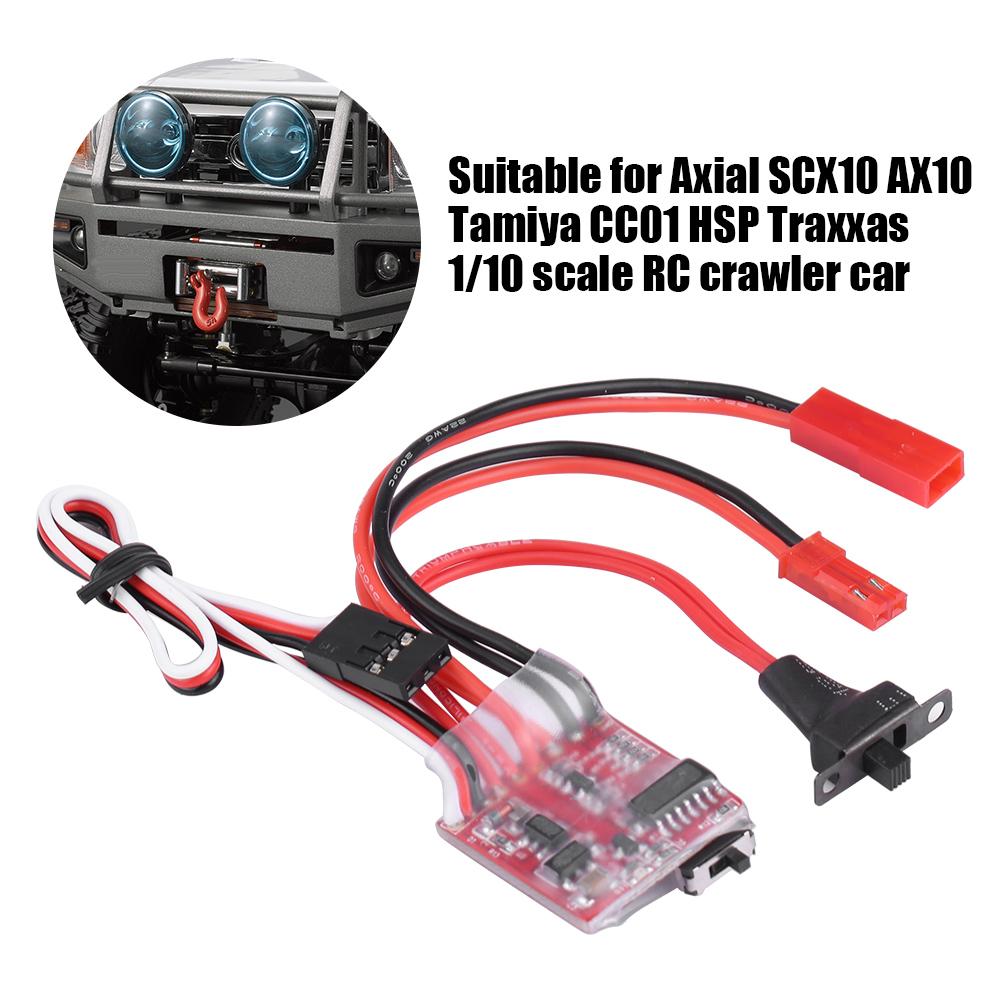 Аксессуар для модели транспортного средства 30A Brushed ESC Winch Switch Controller для гусеничного автомобиля с дистанционным управлением в масштабе 1/10