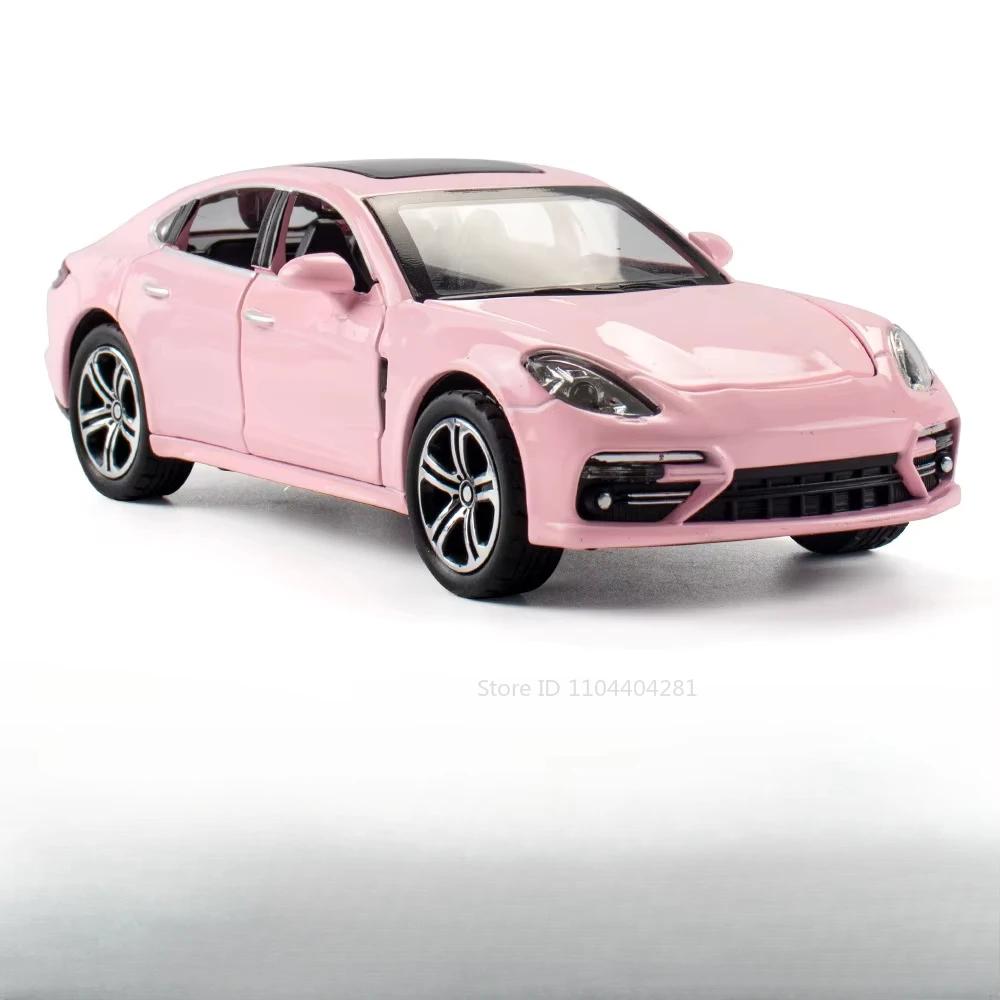 1:32 911 GT3RS Panamera Сплав Миниатюрная Модель Игрушки Металлическая Двери Открываются Звук Свет Резиновые Шины Транспортные Средства для Подарка на День Рождения Мальчика