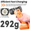 Фонарик Рабочая лампа Портативный свет 4000 мАч Зарядка USB Type-C с крючком для ремонта автомобилей, гаража, стройплощадки, перебоев в электроснабжении