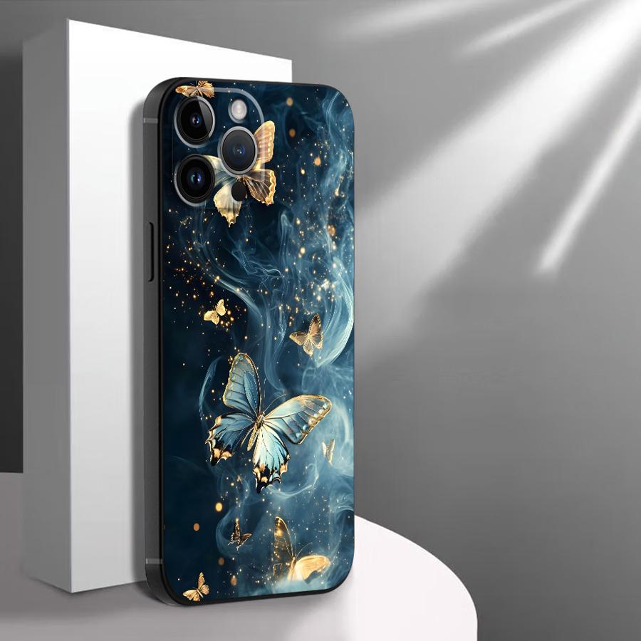Funda Phone Cover Phone Case for Apple iPhone 17 Pro Max 15 Pro 7 8 17e 12 Air 16 XR XS MAX 14 13 11 Creative Cartoon Butterfly