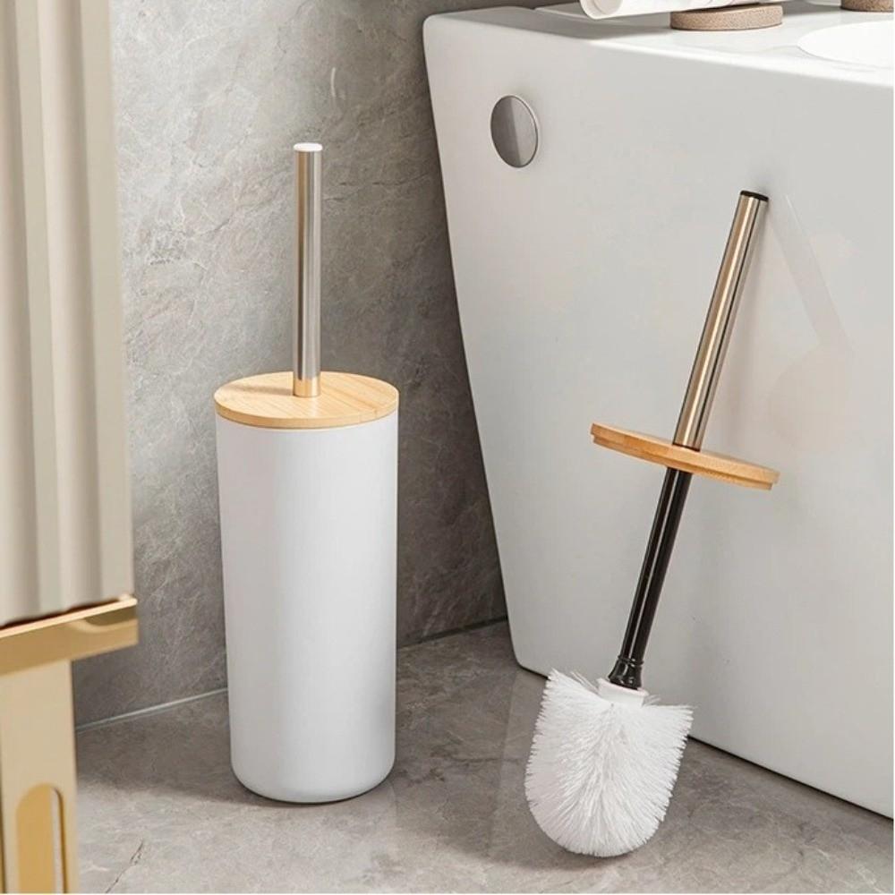 Standing Base Toilet Brush Set Long Handle Toilet Rim Cleaner Brush Bathroom Toilet Brush Bathroom
