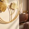 11.02in Wall Hanging Decor Gold Gold Leaf Wall Decor Decorative Wrought Iron Decoration  For Home