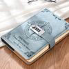 A5 Password Notebook Retro Secure Diary Binder Creative Hand Ledger  Office