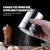 Stainless Steel Coffee Shaker Cocoa Chocolate Flour Powdered Sugar Sieve Filters Foam Spray Kitchen Cake BBQ Tools With Lid