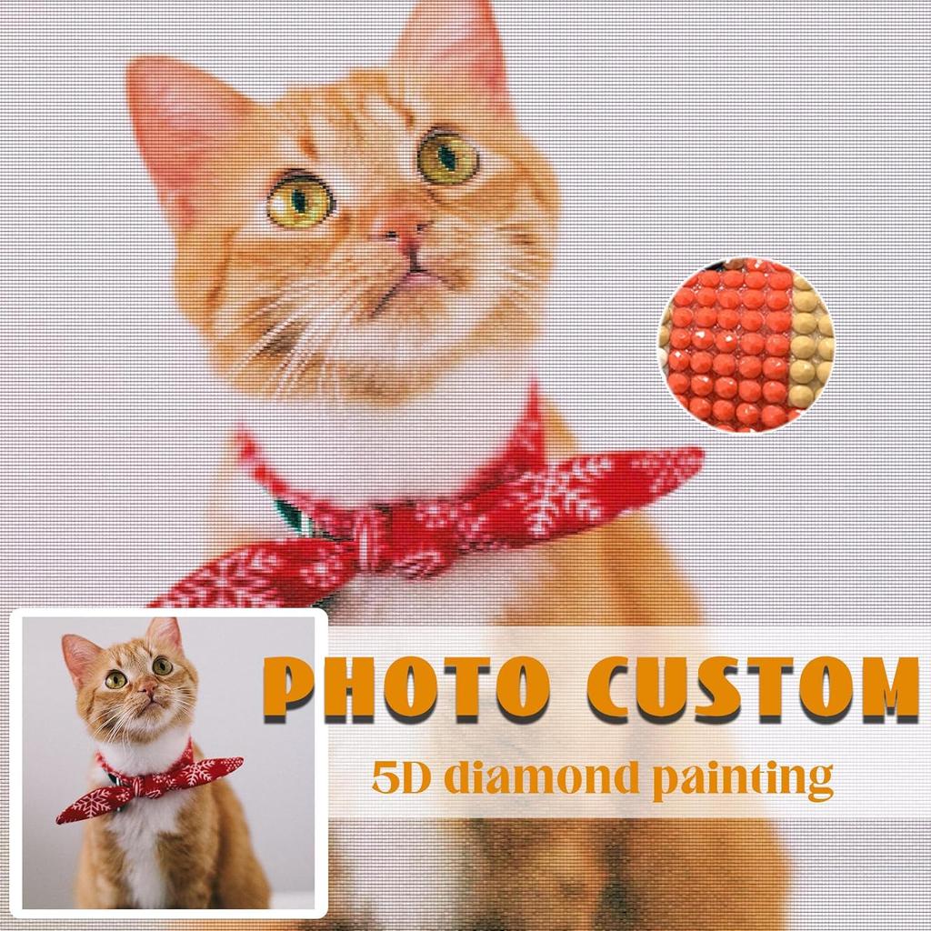 Персонализированная индивидуальная фото алмазная картина 5d Diy Частная индивидуальная алмазная вышивка Полные круглые квадратные бриллианты Искусство