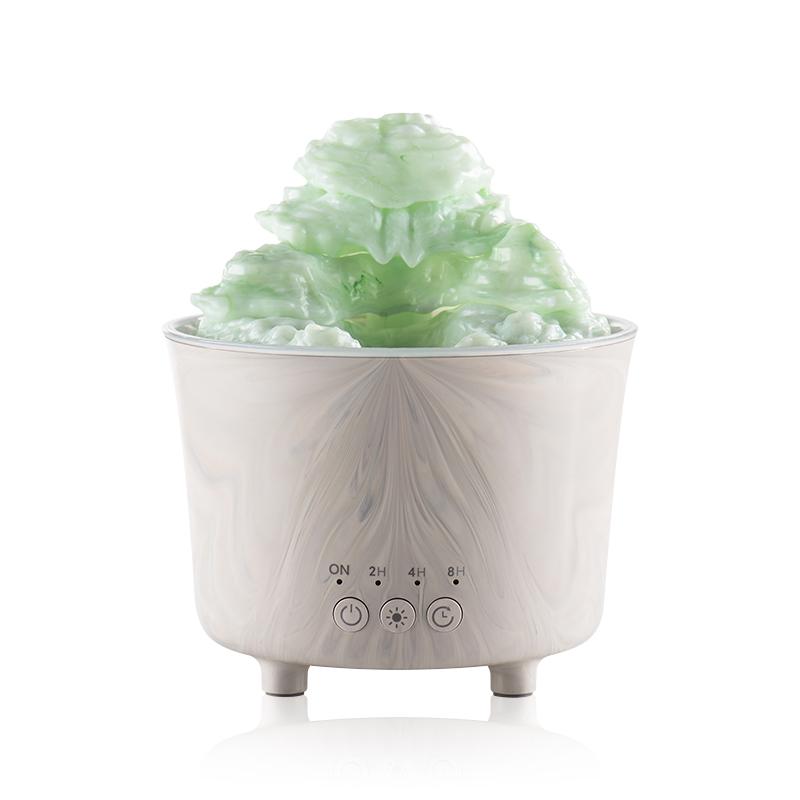 Xiaomi Rockery Flowing Water Landscape Design Desk Ultrasonic Humidifier USB Aroma Diffuser with 7 Colors Led Light for Home Room Decor