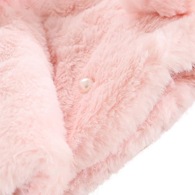 Плотное пальто для маленьких девочек, теплое пальто с шалью принцессы