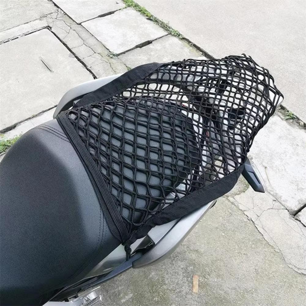 Motorcycle Cargo Net Bike Scooter Mesh Storage Bag Motorcycle Luggage Net Hook Hold Bag Moto Net Mesh