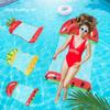 Pool Inflatable Floats Chair Adult Size Floats for Swimming Pool Water Floats Pool Inflatable Lounge Floating Chair for Pool Beach Ocean