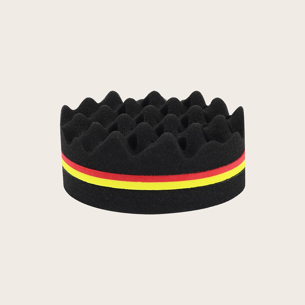 Oval Double-Sided Magic Twisted Hairbrush Sponge Brush For Natural Afro Coil Wave Dread Sponge Brushes Hair Braids Braiding Hair