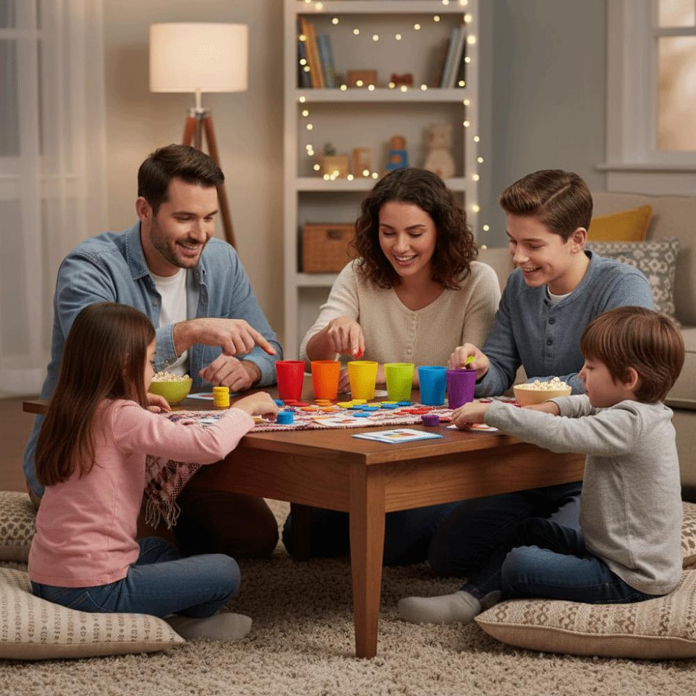 Matching Color Stacked Cups Game Montessori Color Classification Cup Toys  Hand Eye Coordination