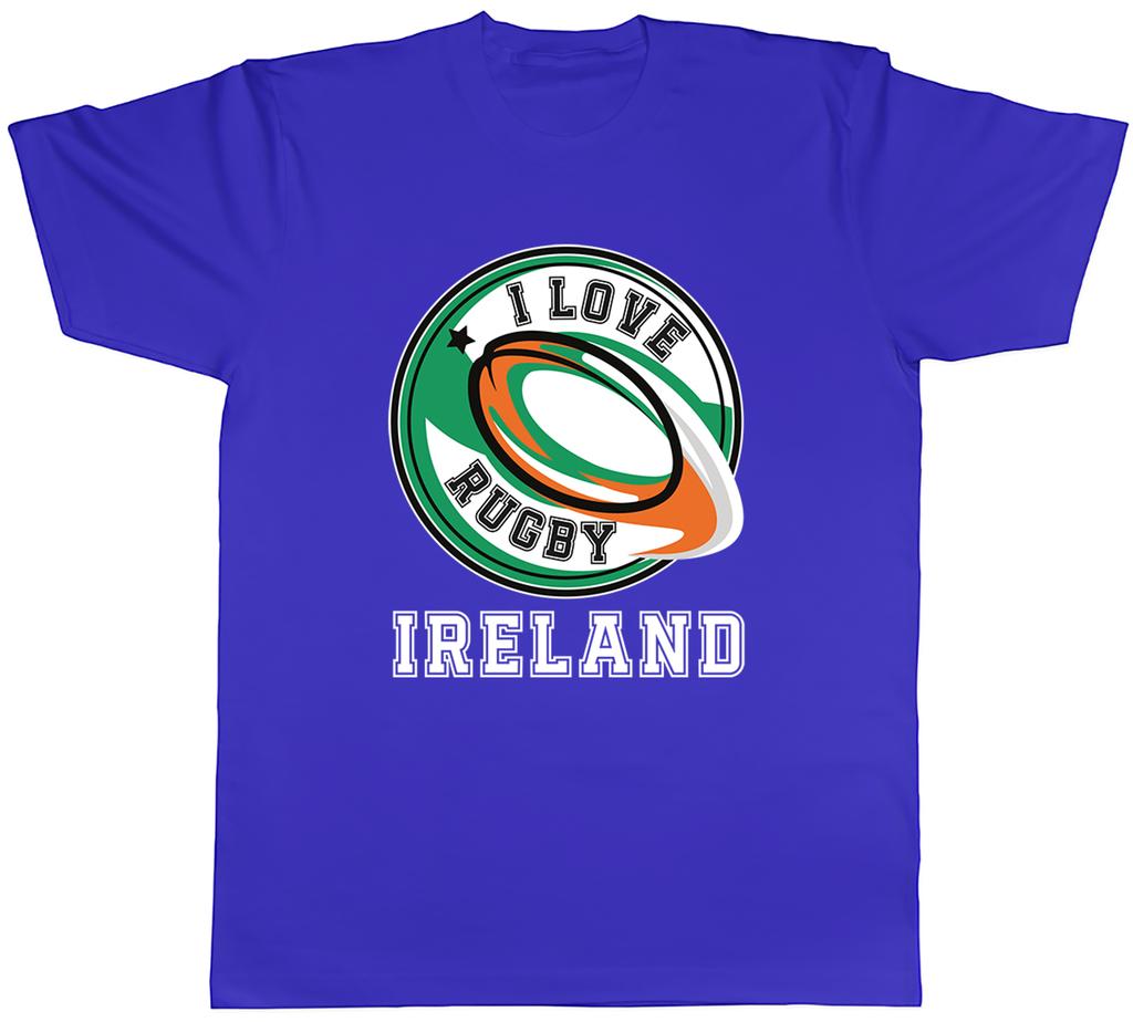 I Love Rugby Ireland Irish Fan Supporter Unisexs TShirt Tee Gift Top