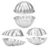 2Pcs Handmade Aluminium Alloy Bath Bomb Molds Fizzy Crafting DIY Cake Mould Tools