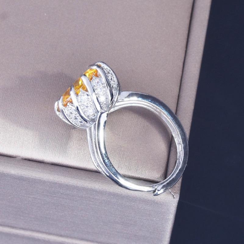 Sace Gems Классическое кольцо из медного сплава с цирконом, женские ювелирные изделия, свадебный подарок для вечеринки