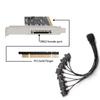 PCI To RS232 Serial Card PCI Expansion Card Gaming Adaptive PCI Sata Card Controller PCI Riser Card Adapter Game PCI Card Extender PCI Converter