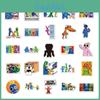 Водонепроницаемые многоразовые наклейки Roblox Rainbow Friends для ваших личных вещей