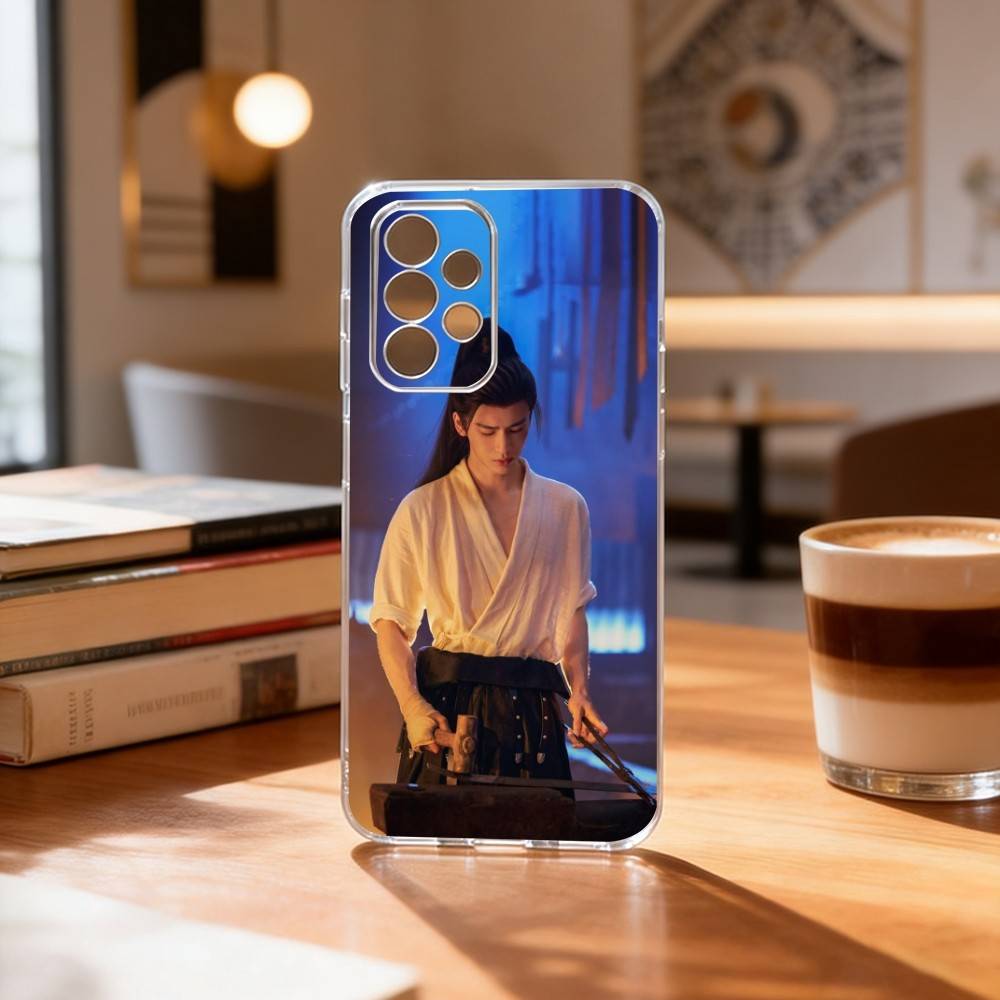 Z-Zhanglinghe Погоня за нефритом Чехол для телефона для Samsung S25, S24, S21, S22, S23, S30, Ultra, S20, Plus, Fe Прозрачная крышка
