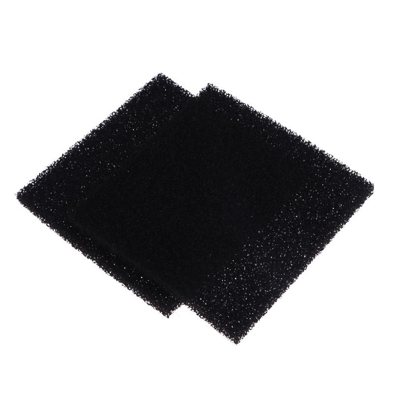 5Pcs 13*13*1Cm Universal Black Activated Carbon Foam Sponge Air Filter Impregnated Sheet Pad Filter Sponge Pads