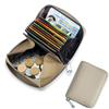 Card Holder RFID Coin Purse Zippered Card Holder Women's Accordion Card Holder Large Capacity Coin Bag Square Bag Wallet