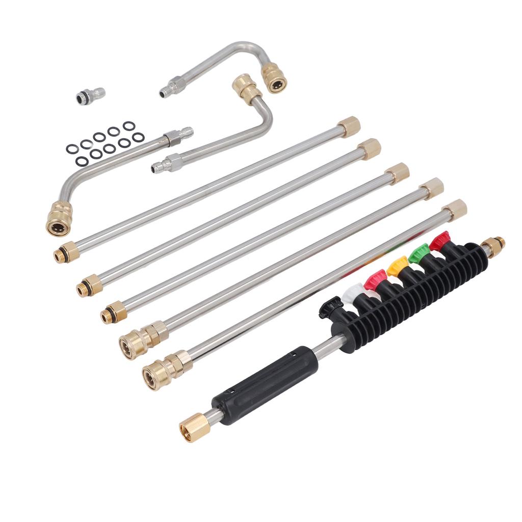 Удлинитель для мойки высокого давления, удлинитель для мойки из нержавеющей стали с 6 насадками