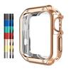 Чехол-бампер из ТПУ с защитой экрана для Apple Watch ultra 2 49мм 46мм 42мм iWatch series 10 9 8 7 6 5 4 3 Se Cover 44мм 40мм 38мм