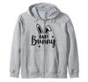 Baby Bunny Rabbit Happy Easter Fun Bunny Rabbit Zip Hoodie