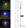 Solar Powered Fireworks String Lights 90/150 LED Outdoor Waterproof Garden Lawn Fairy Lights, 8 Modes for Balcony Holiday Decor