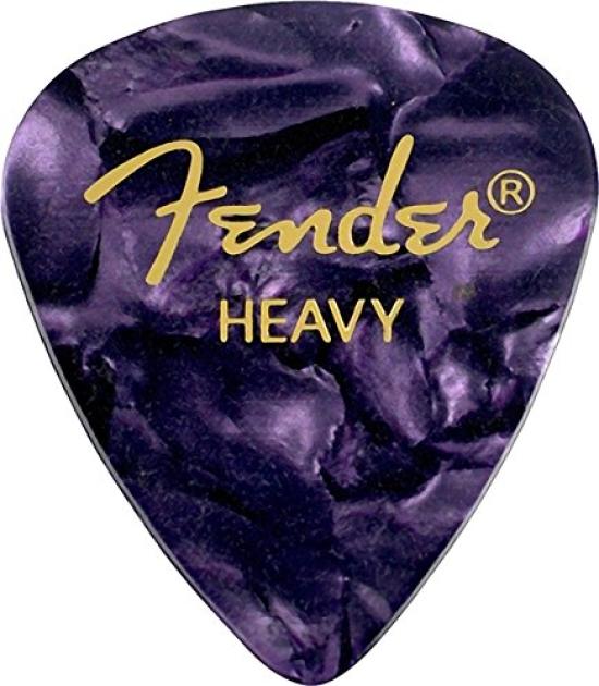 Fender 8 медиаторов для гитары формы "капля", тяжелые, по одному каждого [Ассорти из 8 цветов] (1 цвет)