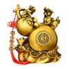 Pure Copper Ornament Fu Lu Home Office Shop Front Desk Decoration Housewarming Gift Gourd Pixiu