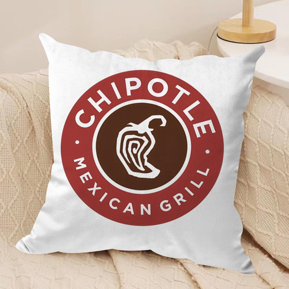 Food CChipotleS Cushion Cover Pillowcase Ultra Soft Skin Friendly Fabric Cloud Like Comfort Concealed Zipper