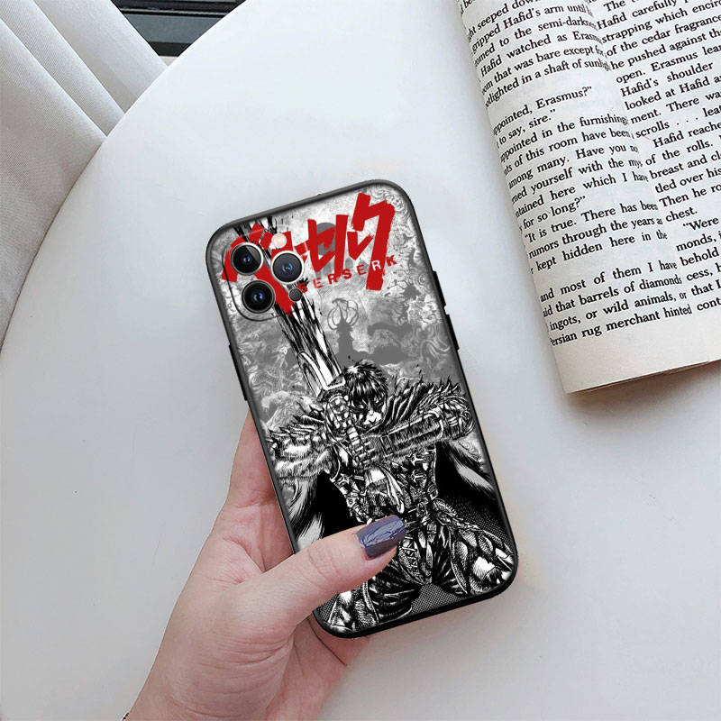ED8 Berserk Guts Phone Case for Samsung A35 A25 A24 A15 A05S A05 M55 M35 M15 A06 A16 A02 A12 A13 A10 A20 A30 A22 A31 A32 A33 A41 A42 A50
