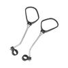 2 Pcs Bike Rearview Mirror Durable Rotatable Outdoor Sports Convex Safety Riding Equipment