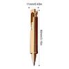 Мини-ручка Креативные латунные ручки для журналов Ручки для журналов Латунные короткие шариковые ручки для ведения дневника Латунные письменные принадлежности для домашнего обучения