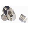 A84E-Garboard Drain Plug Kit Stainless Steel 316 Heavy Duty Boat Marine Grade Flange Diameter 2" With Screws For 1 Inch Hole