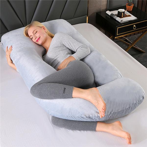 Pregnancy Pillow Sleeping Support Pillow For Pregnant Women J Shape Maternity Pillows Full Body Giant Maternity Pillow Waist Support