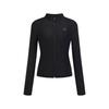 Женская футболка с длинным рукавом на молнии Core Regular Fit A6bl1qr41 Blk