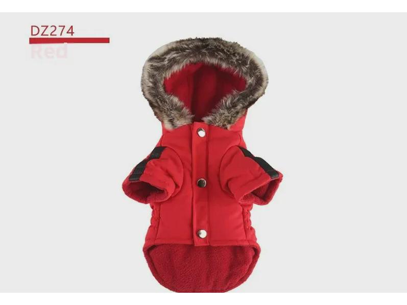 Пальто из хлопка для домашних животных: Осенняя и зимняя одежда для щенков