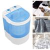 Портативная небольшая стиральная машина, мини-компактная стиральная машина с одним барабаном, корзиной для отжима, сливным шлангом для