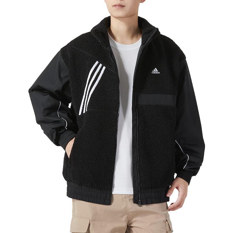 adidas Velvet Jacket 'Black' Men's IK5110