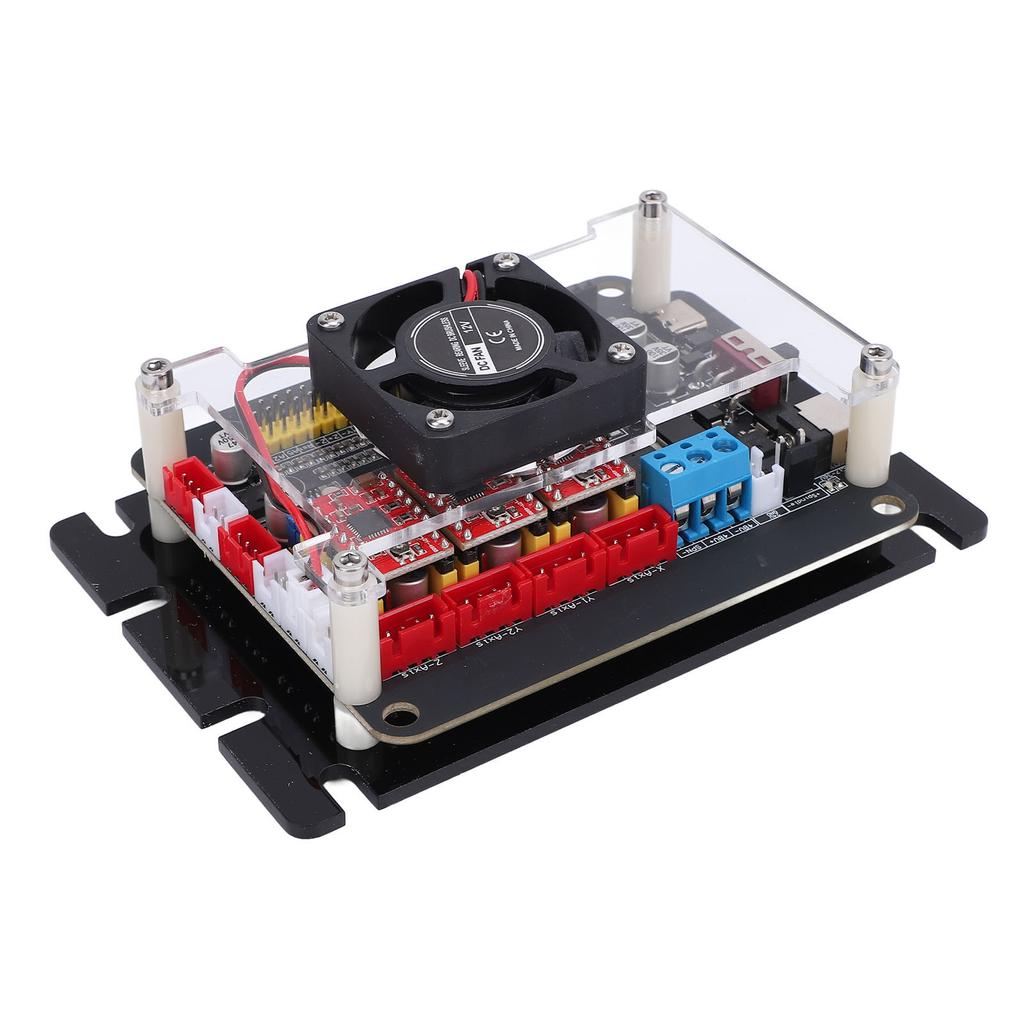 Плата управления гравировальным станком с ЧПУ с охлаждающим вентилятором 2 оси 3 оси 32-битная плата контроллера GRBL