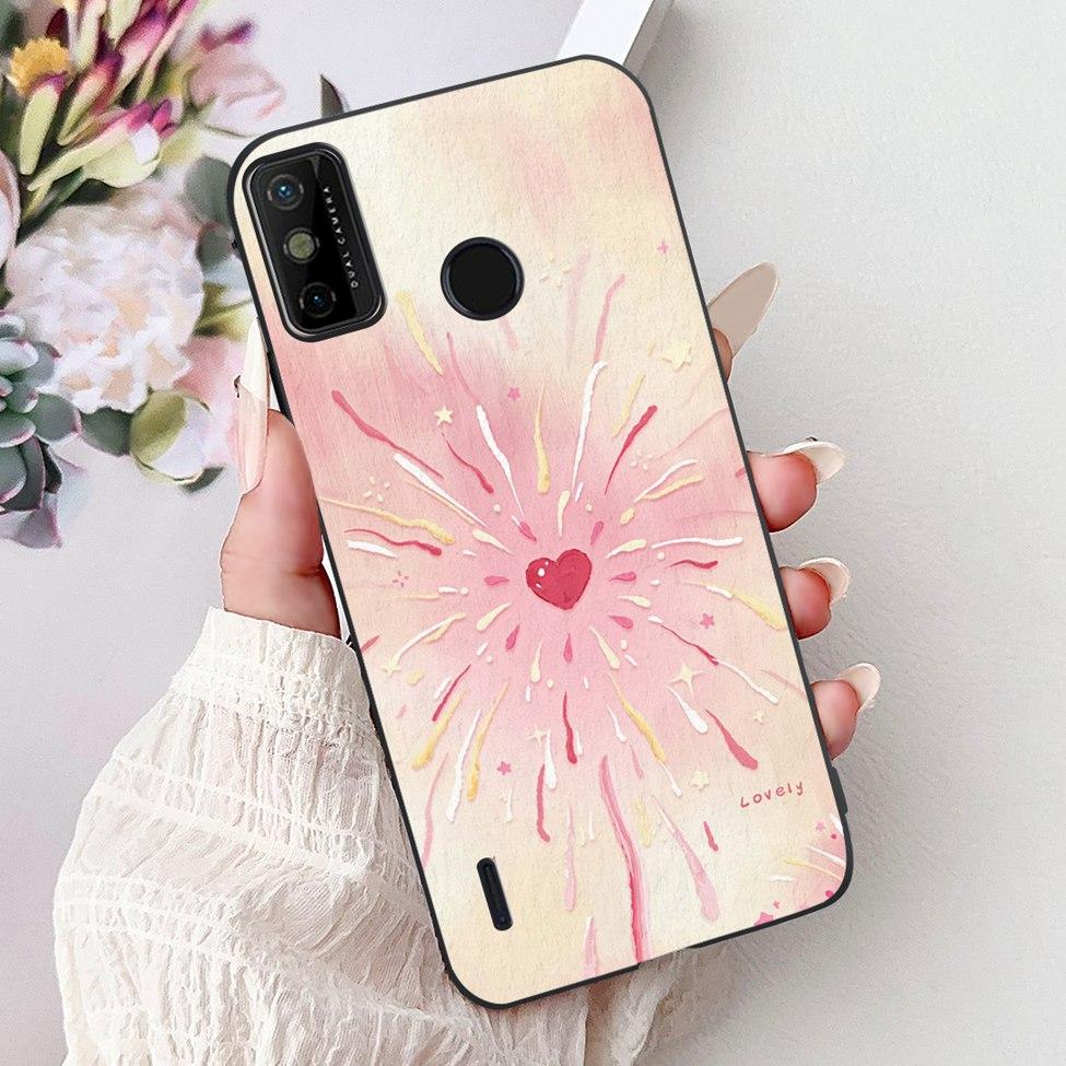 For Tecno Spark 6 Go KE5j KE5k Case For Tecno Spark Go 2020 KE5S Cover Silicone Cute Fashion Flowers Funny Painted Back Cover