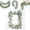 Artificial Fern Vine With Silk Leaves For Living Room Wall Decor