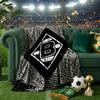 Green Black Borussia Blanket Lightweight Ideal Bedding Blanket Perfect for Travel, Camping, Living Rooms, Offices, Sofas, Fan Christmas gift