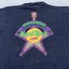 Винтажная футболка Hard Rock Cafe Houston Мужская L/XL Неоновый Графический Принт Сделано в США 90-е