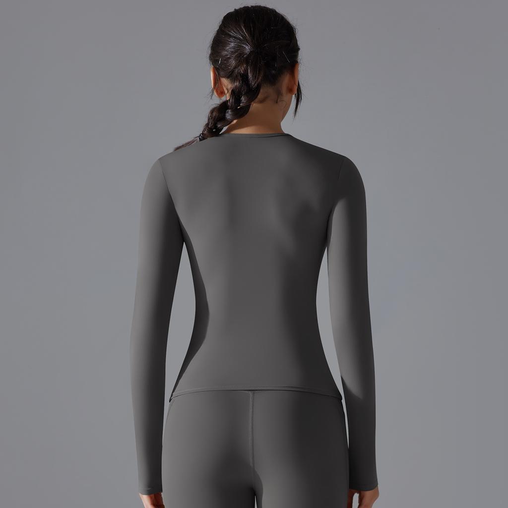 Nessaj Женские спортивные футболки с длинными рукавами, укороченные топы для йоги, быстросохнущие рубашки для бега в тренажерном зале и фитнеса