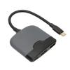 3-в-1 USB C на HD Multimedia Interface Адаптер USB C на USB C USB3.0 Многопортовый Адаптер Совместимый для Устройств Type C