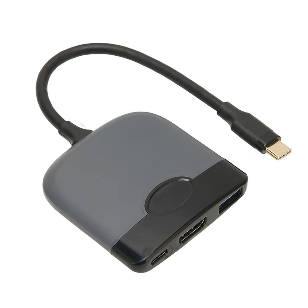 3-в-1 USB C на HD Multimedia Interface Адаптер USB C на USB C USB3.0 Многопортовый Адаптер Совместимый для Устройств Type C